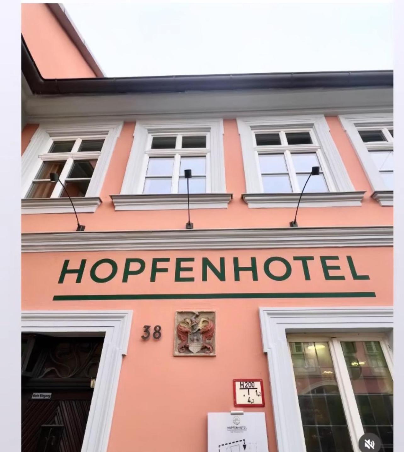 Hopfenhotel Am Adenauerufer 巴姆贝格 外观 照片